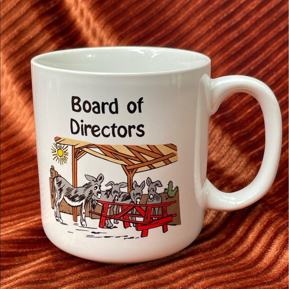 Vintage Mug: Board of Directors, jackass